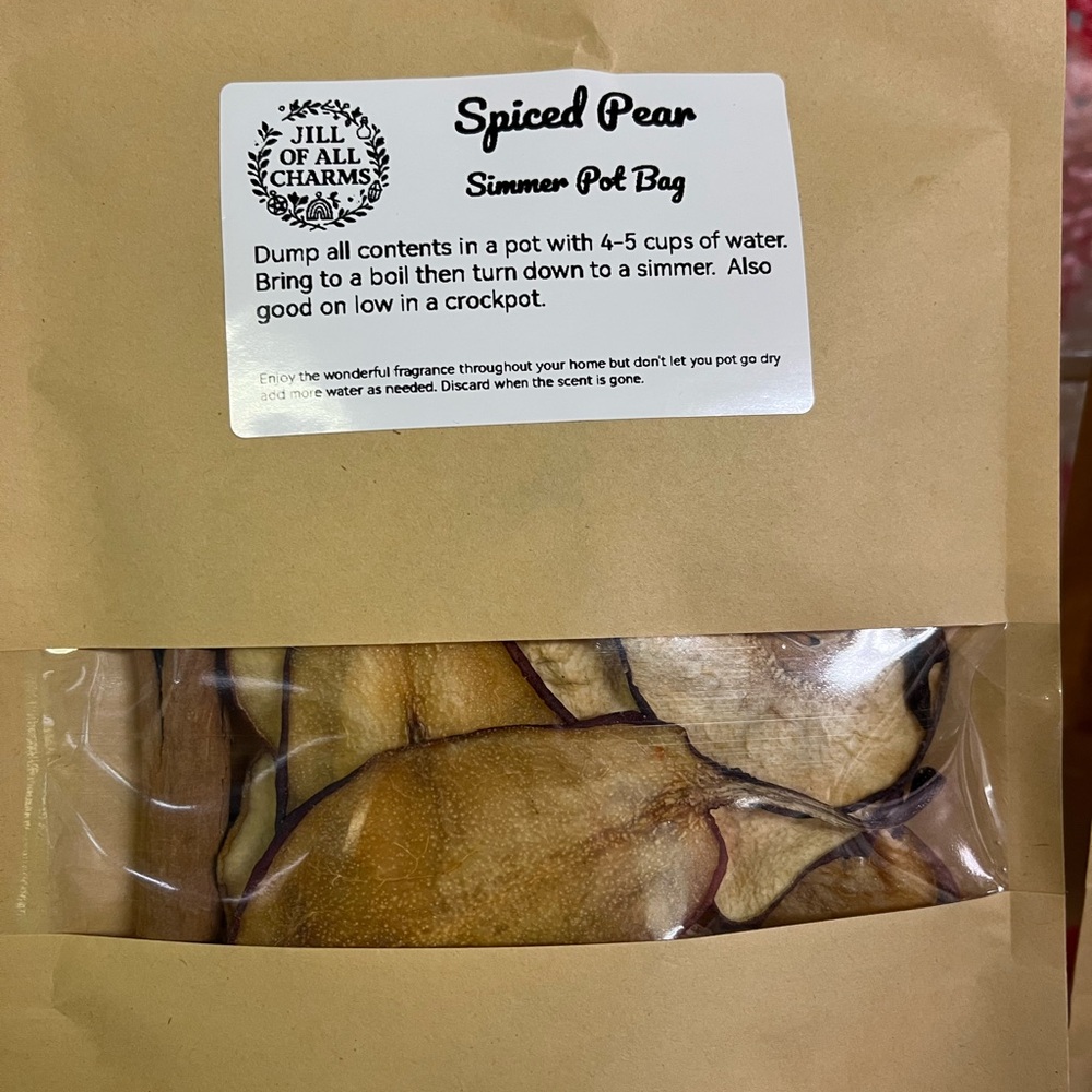 Jill of All Charms Spiced Pear Simmer Pot Bag